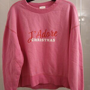 J'Adore Christmas Sweatshirt Target